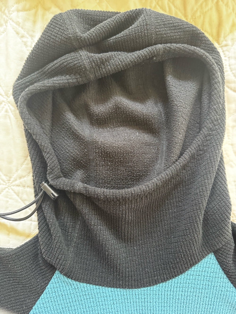 Melanzana Micro-Grid Hoodie Blue Black - Picture 10 of 10